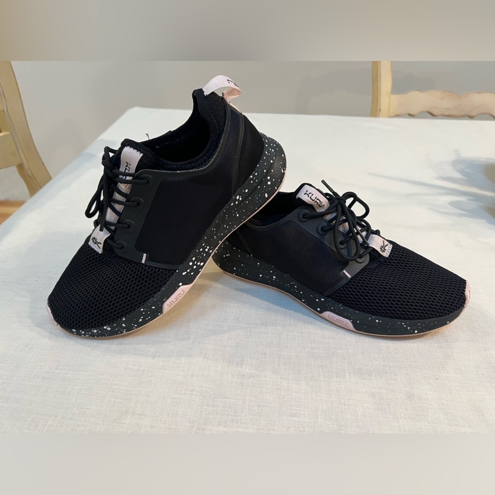 KURU Black and Pink Speckled Women's Sneakers